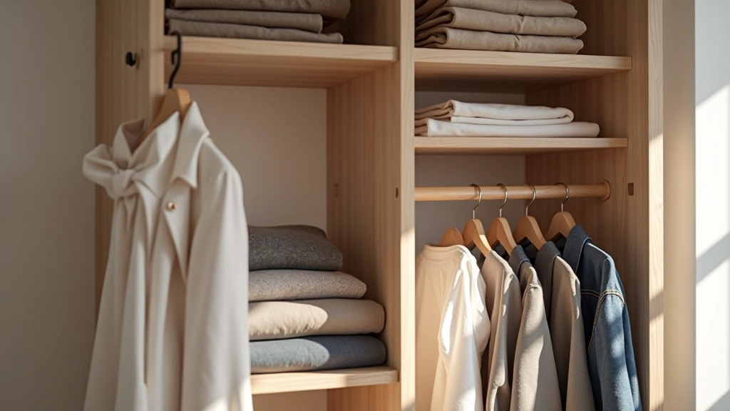 İyi organize edilmiş gardırop temel parçaları